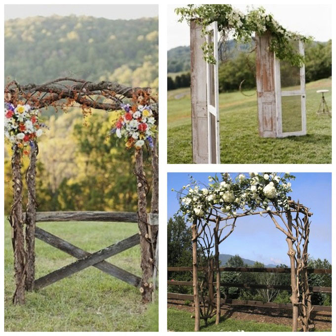 Arches mariage champêtre