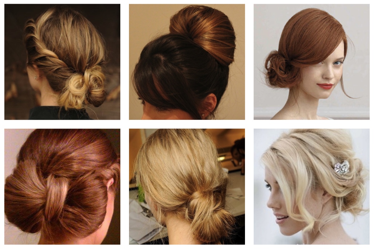 6 chignons de mariée