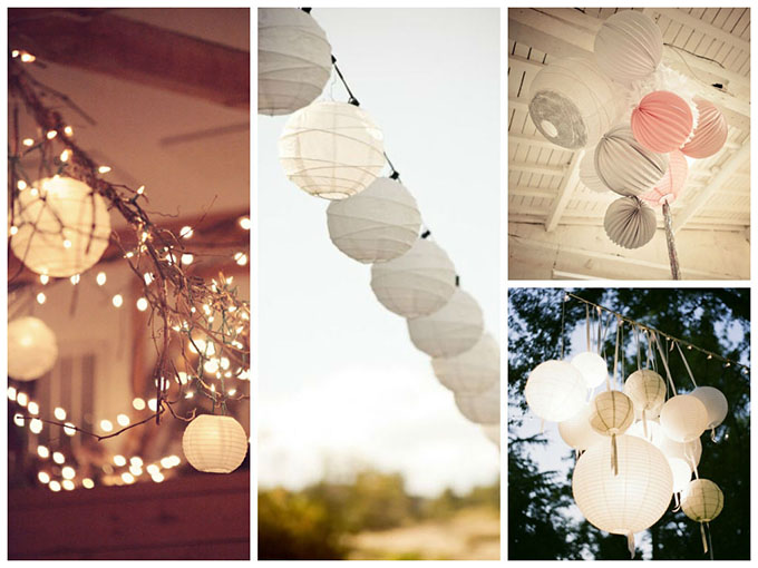 décorations avec lampions