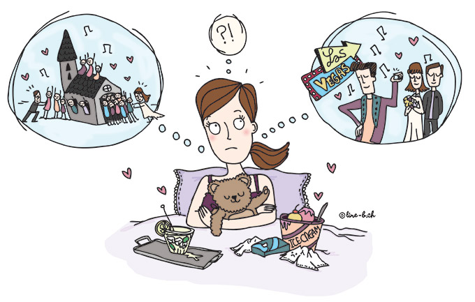 journal de la mariée, l'épreuve de force