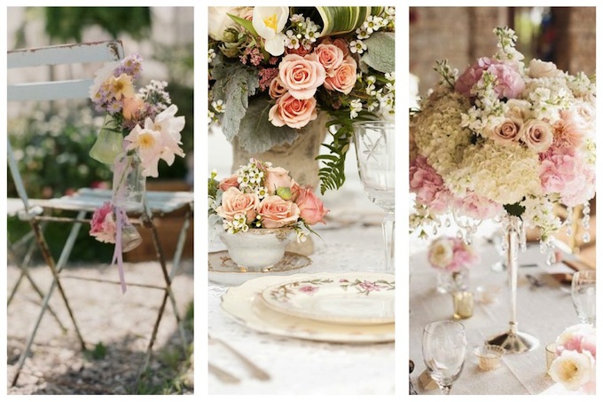 decoration et tables mariage downton abbey