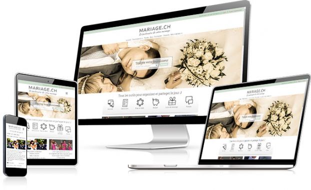 Elle est là... La nouvelle version du site mariage.ch compatible mobile et tablette est enfin disponible. Toute l'organisation de votre mariage dans votre poche :)